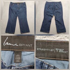 Lane Bryant Tighter Tummy Technology Straight Leg Jeans Women's 24P EUC